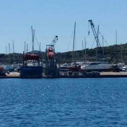In Lavrion werden Rettungsboote getestet