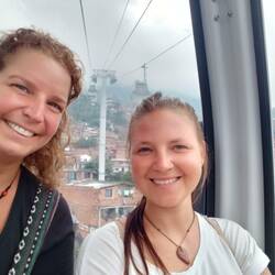 In de kabelwagen @ Medellin