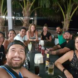 Groepje Argentijnen leren kennen @ Isla San Andrés