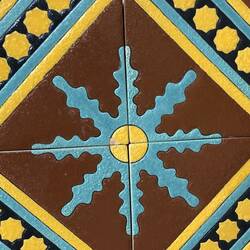 Dad wird unsere Eingangsfliese