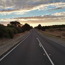 Strasse nach Mount Gambier