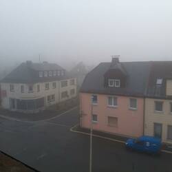 Morgens winterliches Wetter