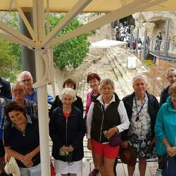 Our team at the end - Pool of Siloam.