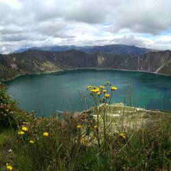 Der Kratersee Quilotoa