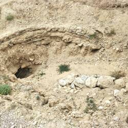 Where the water ran in to fill the cistern.