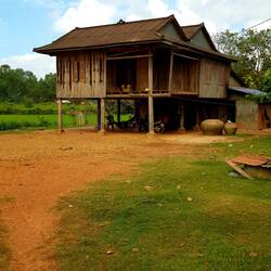 Rural home in Cambodia