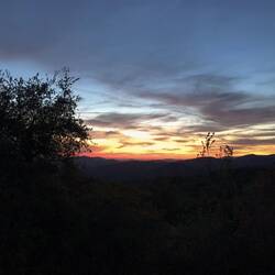 Sonnenuntergang am Abend