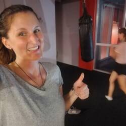 Kim die Kickboxerin :P