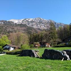 Da oben ist unser Ziel! Der Hochstaufen