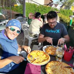 Die Pizza war einmalig !!!