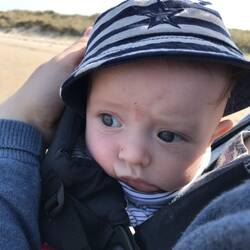 Seeing the sea for the first time.
