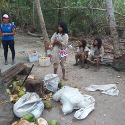 Kokosnoot kopen? @ Tyrona NP