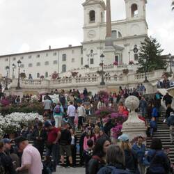 The Spanish Steps - always full of happy people!