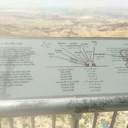 Map showing direction and distance to the places visable from the site