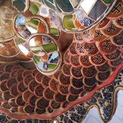 Swastika an einem Drachen