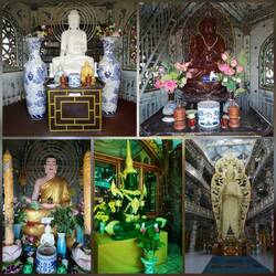 Buddhafiguren in der Pagode