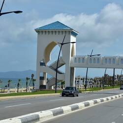 Richtung Martil,Uferpromenade