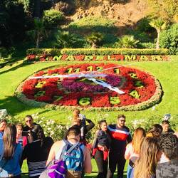 Die berühmte Blumenuhr von Vina del Mar
