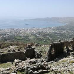 Schöner Blick über die Bucht von Kárystos