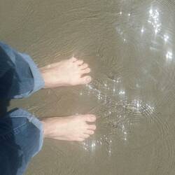 Zumindest schon mal die Füße im Wasser