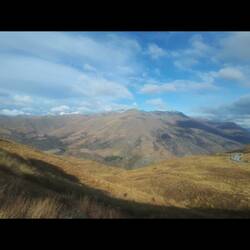 Aussicht nachm Aufwachen über Queenstown