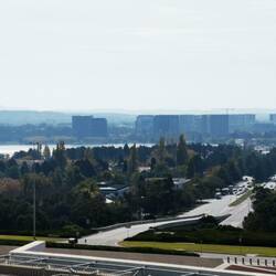 Blick vom Dach des Parlaments