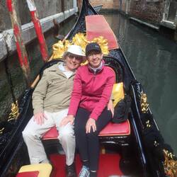 Today's portrait comes to you from a Venetian gondola!