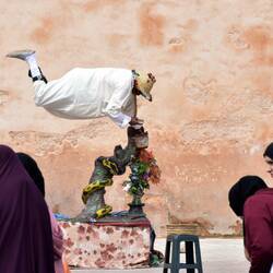 Gaukler am Platz El Hedim