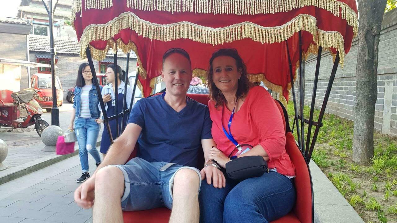 Rickshaw ride through old Beijing