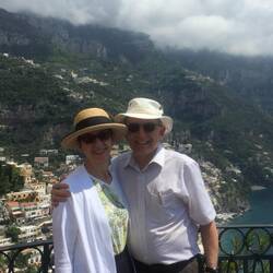 Still smiling on the Amalfi Coast