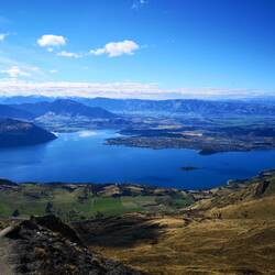 Wanaka City von oben