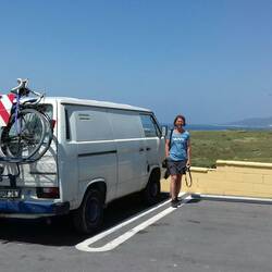 Picknick auf dem LIDL Parkplatz mit Atlantik Blick