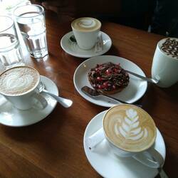 Cappucinos with a real taste of coffee. Priceless after almost two months of travel in Asia !