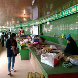 Organic vegetable market