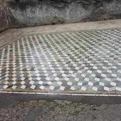 Another beautiful mosaic floor - tumbling blocks design