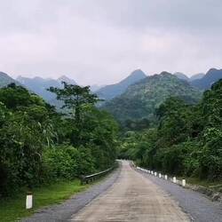 Fahrt durch den Nationalpark