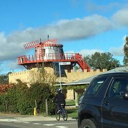 Not sure if this was really a windmill or just a weird roof