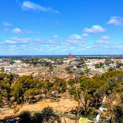 Blick auf Kalgoorlie vom Mt. Charlet