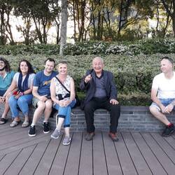 Old man with one leg etc....