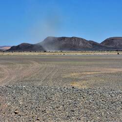 Sandwüste, kleine Windhose