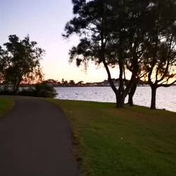 Sonnenuntergang am Lake Macquarie