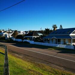Ein niedlicher kleiner Küstenort
