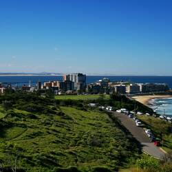 Blick auf Newcastle vom Shepards Hill Cottage