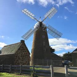 The windmill next to our campsite