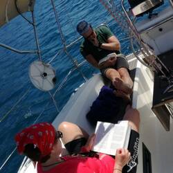 Bordleben bei angenehmen Temperaturen