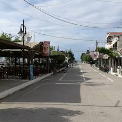 Ruhige Fußgängerzone