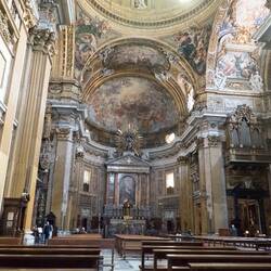 Nave and Apse of Chiesa del Gesù