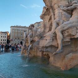 Fiumi Fountain in Piazza Navona