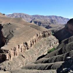 Dades Schlucht beginnt