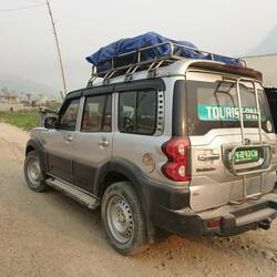Our 4WD from Kathmandu to the border